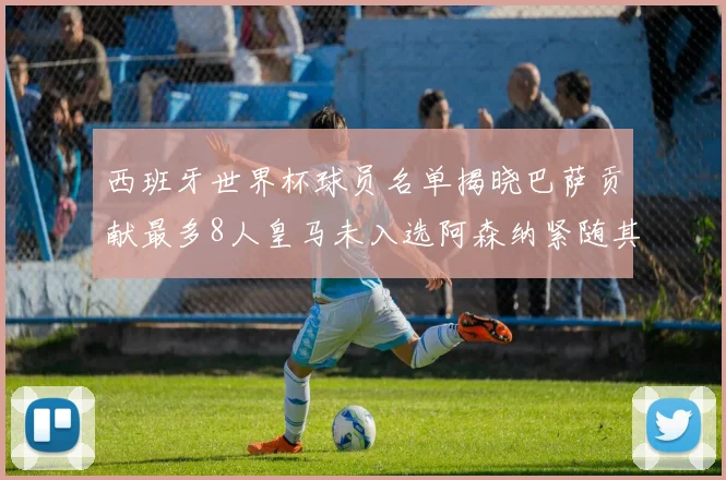 西班牙世界杯球员名单揭晓巴萨贡献最多8人皇马未入选阿森纳紧随其后3人并列第二